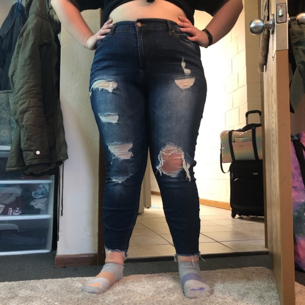 Distressed Jeans